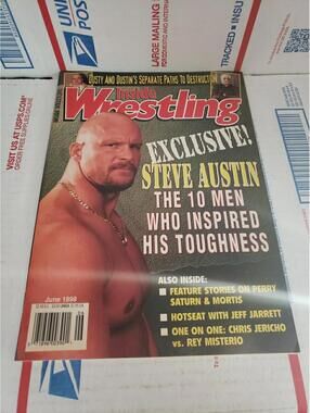 Inside Wrestling Magazine June 1998 Steve Austin Perry Saturn Mortis ~ Cb51